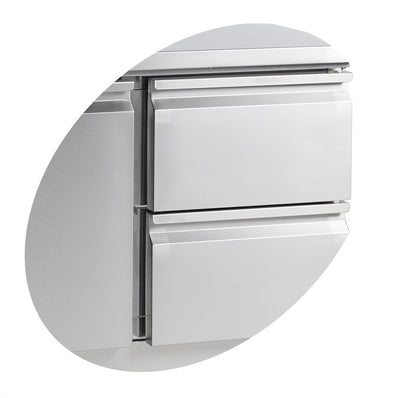 Sandwichbord med kantineholder - Tefcold SS1435 - 320 liter - 2,4 kw/24 timer - 136,5 cm bred