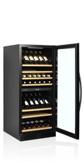 Vinkøleskab - Tefcold TFW300-2F - 5 til 18°C - Ventileret - 110 flasker - 40 dB - 0,41 kW/24 timer
