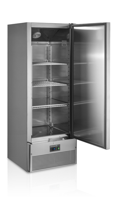 Lagerkøleskab - Tefcold RK500SNACK - 429 liter - 42 DB - 1,12 KW/24 timer (53 x 54 cm hylder)