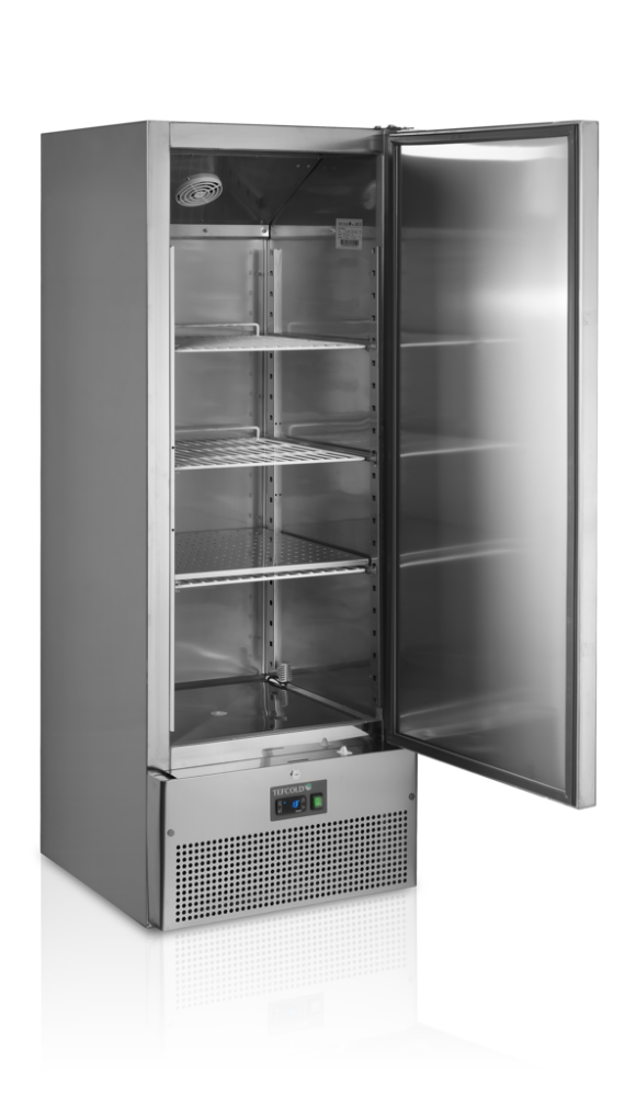 Lagerkøleskab - Tefcold RK500SNACK - 429 liter - 42 DB - 1,12 KW/24 timer (53 x 54 cm hylder)