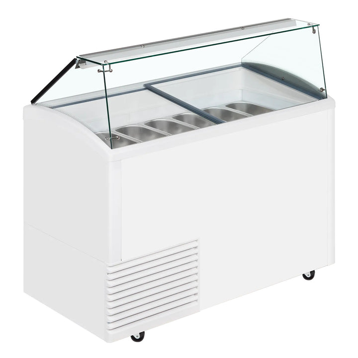 Tefcold UDRS10 isdisk - 10 x 5 liter - Skydelåg - Statisk