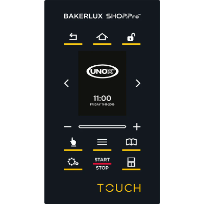 Unox Bakerlux "Elena" (TOUCH) - Bakeoff ovn med damp - 3 plader - 40 x 60 cm - 3,5 kW