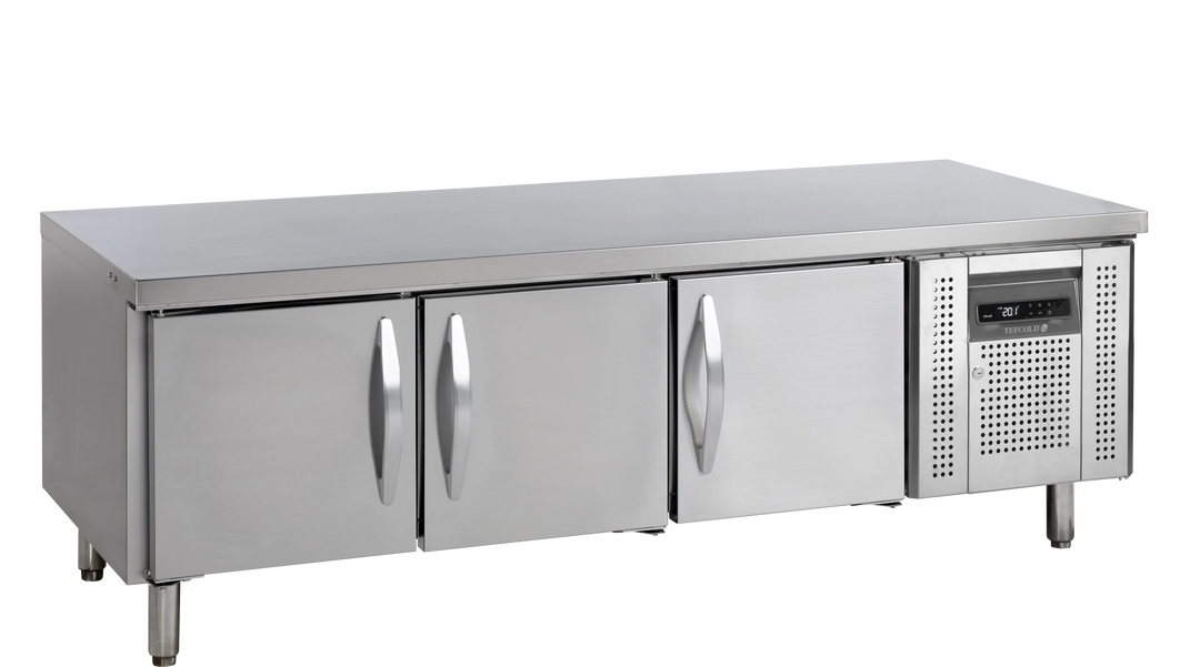 Kølebord lav model - Tefcold UC5310 - 262 liter - 2,51 kW/24 timer - 180 cm bred
