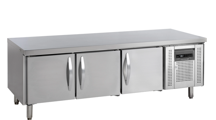 Kølebord lav model - Tefcold UC5310 - 262 liter - 2,51 kW/24 timer - 180 cm bred