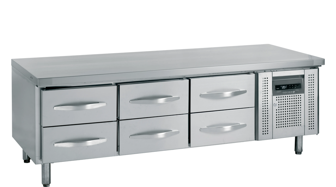 Kølebord lav model Tefcold UC5360 - 262 liter - 2,51 kW/24 timer - 42 DB