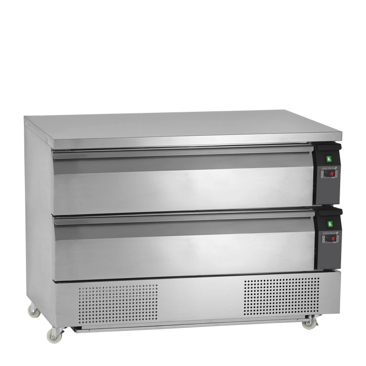Køleskuffe/fryseskuffe Tefcold UD2-3 omstilbar - 154 liter - 10,17 kW/24 timer -  54 DB