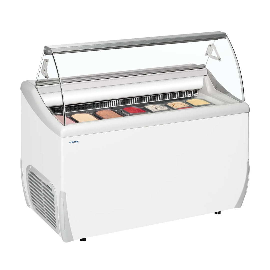 Tefcold UDRS7 isdisk - 7 x 5 liter - Vippelåg - Statisk