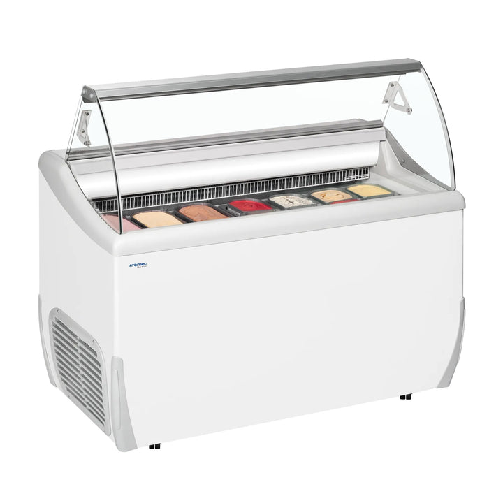 Tefcold UDRS7 isdisk - 7 x 5 liter - Vippelåg - Statisk
