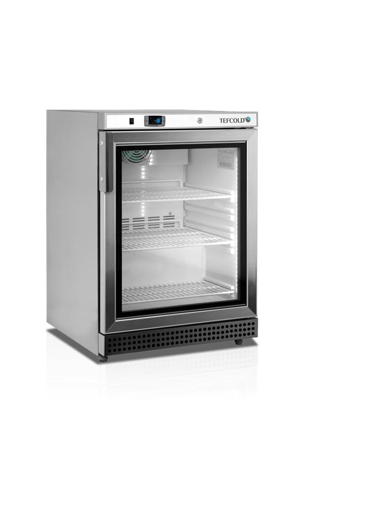 Mini display fryser - Tefcold UF200VSG - 40 dB - 6,21 kW/24 timer