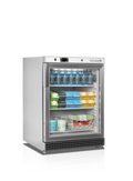 Mini display køleskab - Tefcold UR200SG - 119 liter - 40 DB - 1,6 Kw/ 24 timer (rustfri stål)