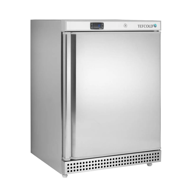 Lagerkøleskab - Tefcold UR200X1 - 119 liter - 45 DB - 0,59 kw/24 timer (50,3 x 41,5 cm hylder)
