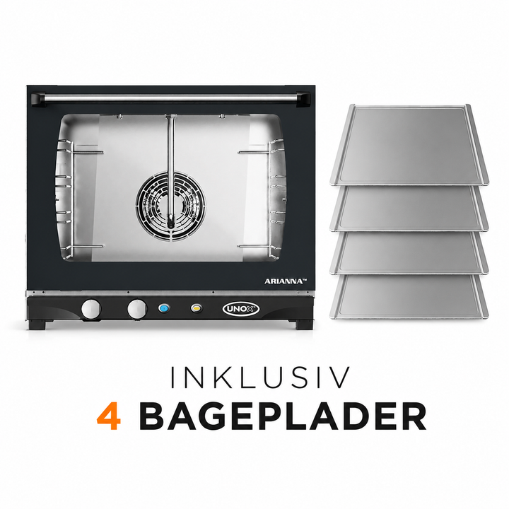 Unox Linemiss - Konvektionsovn med 4 bageplader og damp (46 x 33 cm)