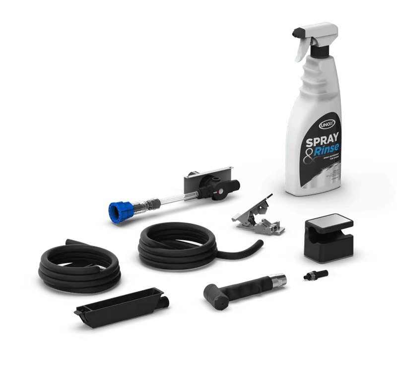 QUICK.Rinse shower head for SPEED.Compact