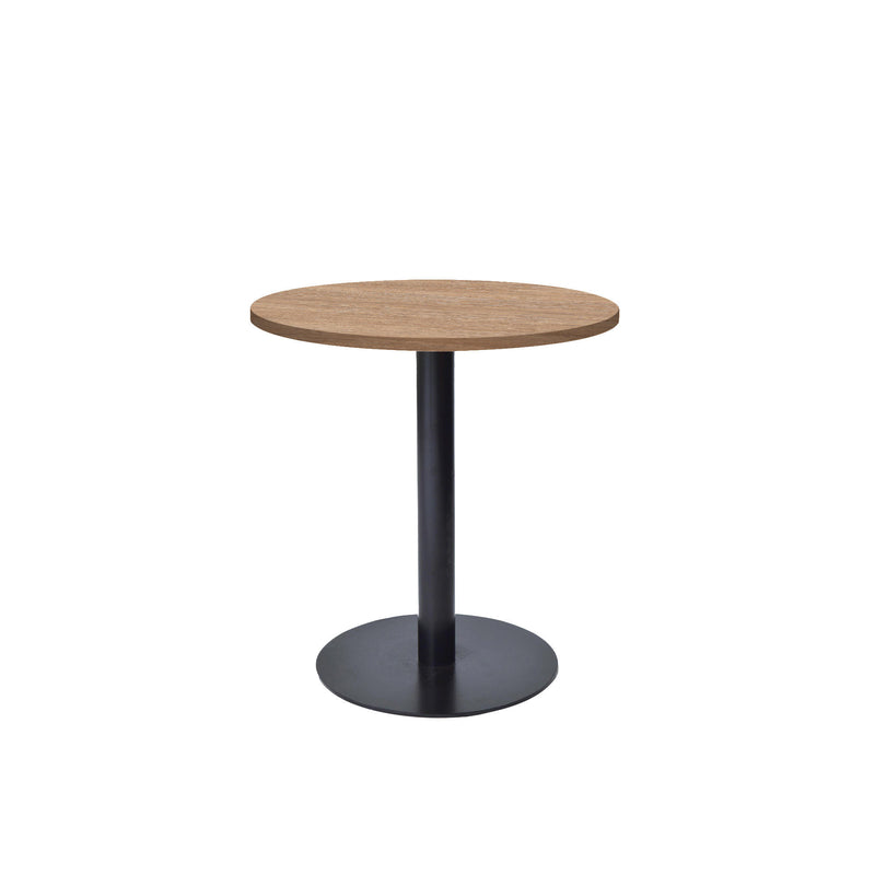 Rundt cafébord - Decor-laminat - Flere farver - Ø70 cm - Indendørs