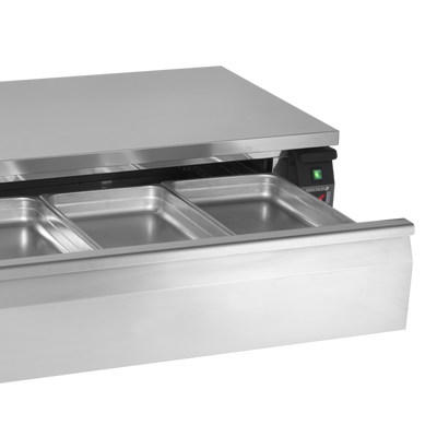 Køleskuffe/fryseskuffe Tefcold UD2-3 omstilbar - 154 liter - 10,17 kW/24 timer -  54 DB