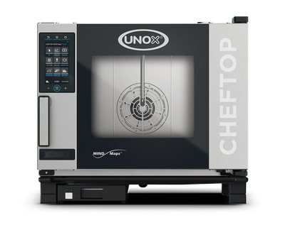 Unox Cheftop Plus industriovn til gas - Vaskesystem - Damp - 5 x GN 1/1 (Flaske-Natur- Bygas)