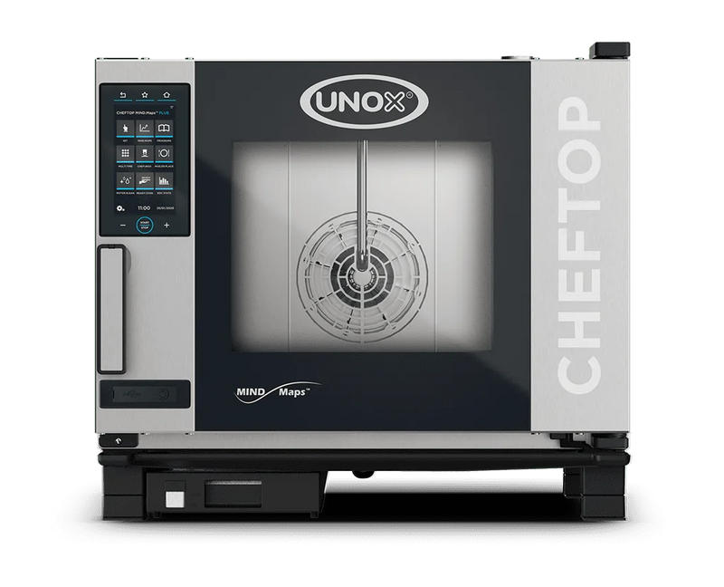 Unox Cheftop Plus industriovn til gas - Vaskesystem - Damp - 5 x GN 1/1 (Flaske-Natur- Bygas)