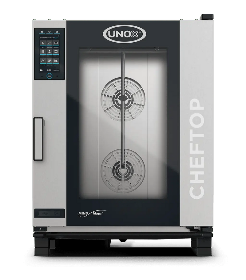 Unox Cheftop Plus industriovn til gas - Vaskesystem - Damp - 10 x GN 1/1 (Flaske-Natur- Bygas)