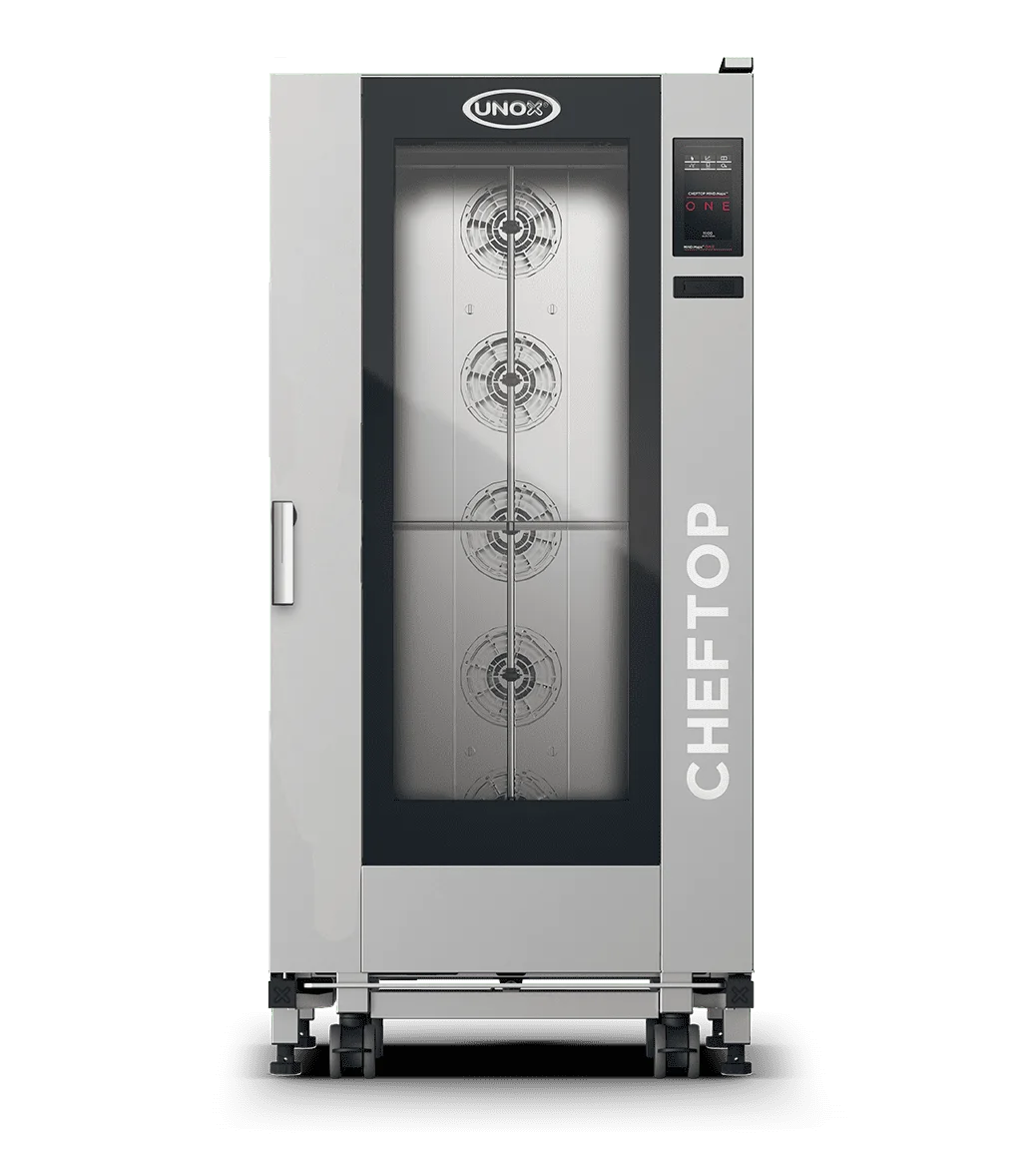 Unox Cheftop One - Combi oven - Washing system - Steam - 20 x GN 1/1 (Also available in compact version which is 65 m wide)