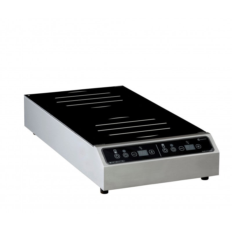 Adventys induktionkogeplade - GL2 7000 F - 2x3.500 W (For-og-bag)