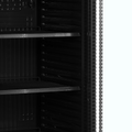 Sort display køleskab - Tefcold CEV435 BLACK - 345 liter - 55 dB - 1,54 Kw/24 timer