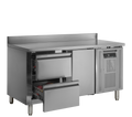 Kølebord med 2 skuffer og 1 dør - Tefcold CK7220 - 272 liter - 1,98 kw/24 timer - 136 cm bred