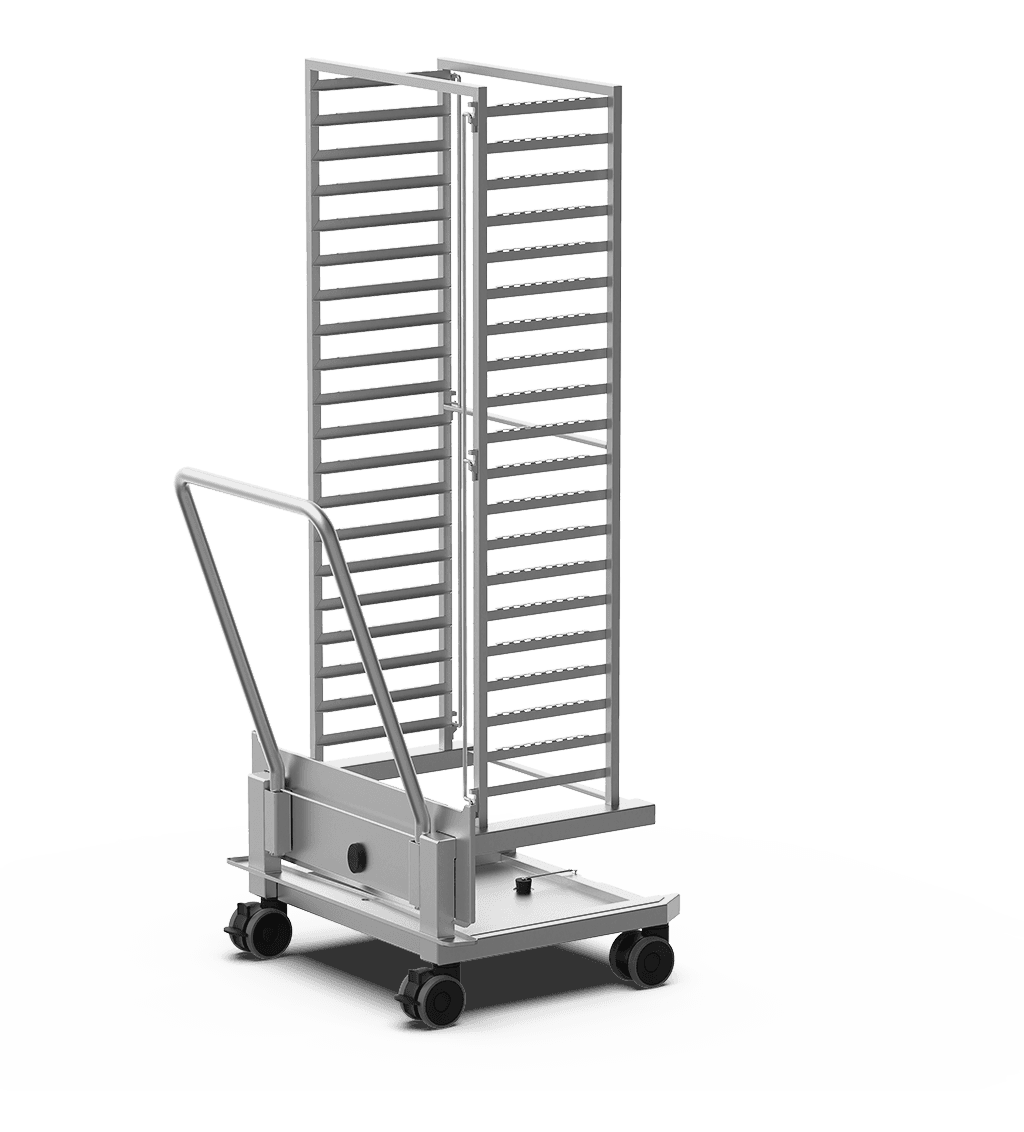 Industriovn med vaskesystem og stikvogn - CHEFTOP ONE - 20 x GN 1/1
