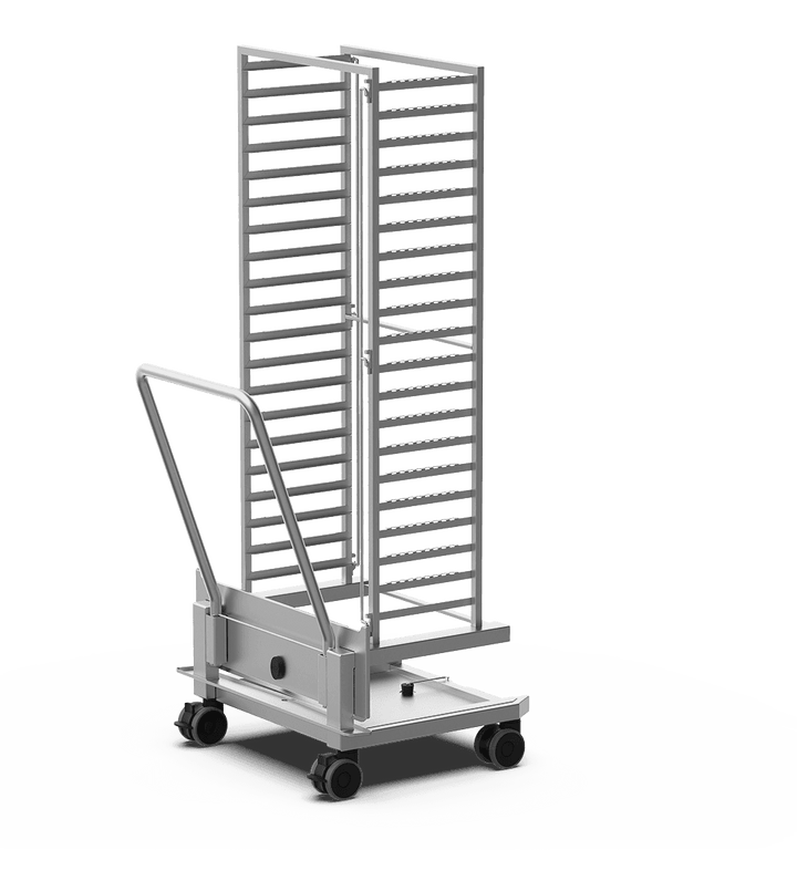 Industriovn med vaskesystem og stikvogn - CHEFTOP ONE - 20 x GN 1/1