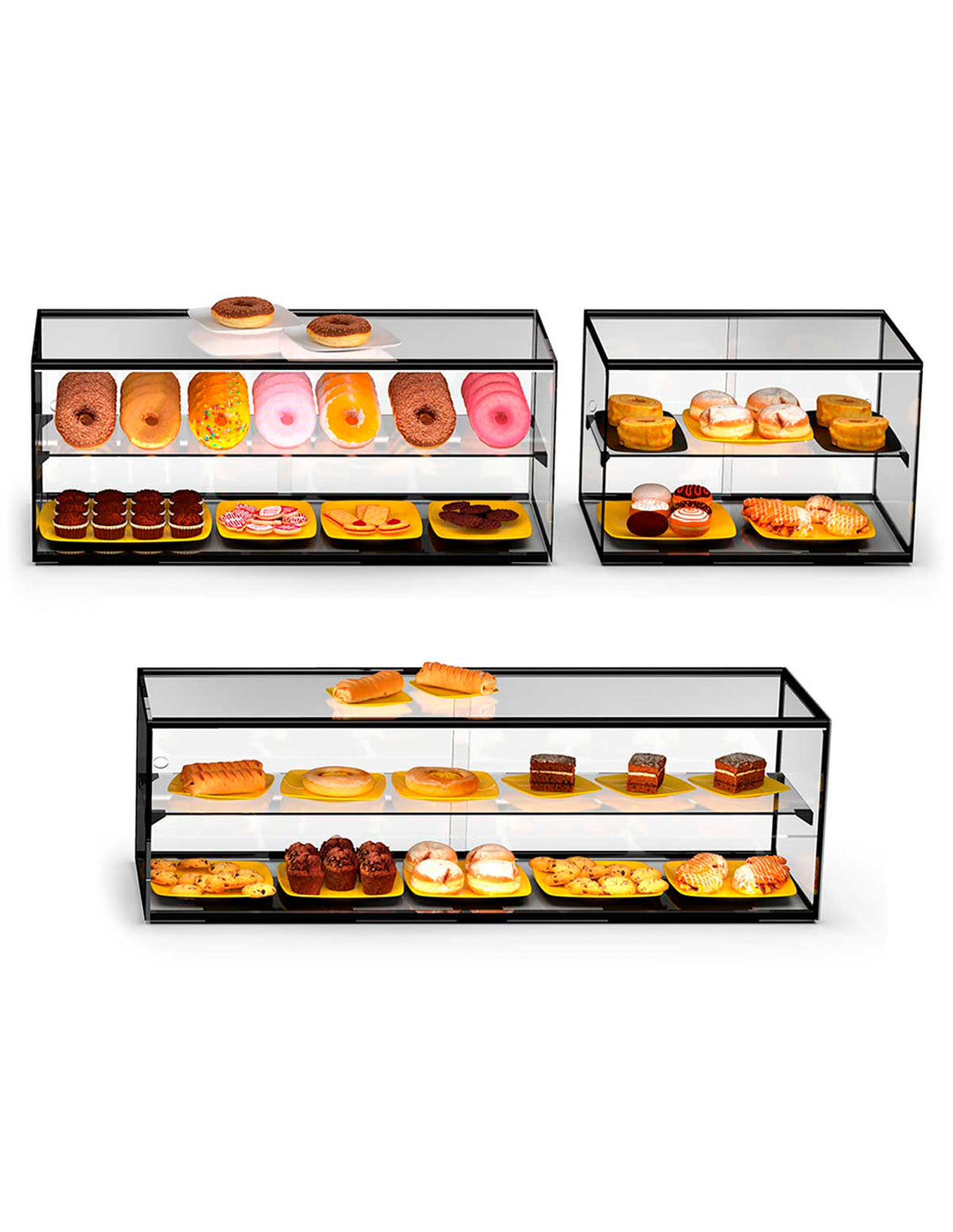 Neutral cake display - Sayl EP36D, W: 92 x D: 39 x H: 37.5 cm (self assembly)