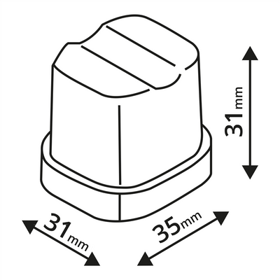 Tefcold TC57 - Isterningmaskine - 57 kg/døgnet - 28 kg. magasin (store isterninger)