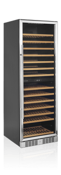 Vinkøleskab - Tefcold TFW400-2S -  5 til 18°C - Ventileret - 163 flasker - 40 dB - 0,48 kW/24 timer