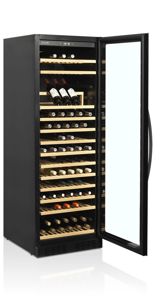 Vinkøleskab - Tefcold TFW400-F - 5 til 18°C - 165 flasker - 39 dB - 0,43 kW/24 timer
