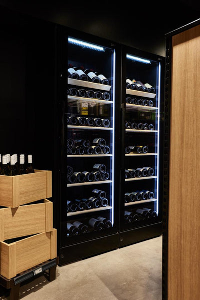Wine fridge with multizone - Vestfrost WFG 185 - 5 to 22°C - 197 bottles - 0.5 kw/24 hours
