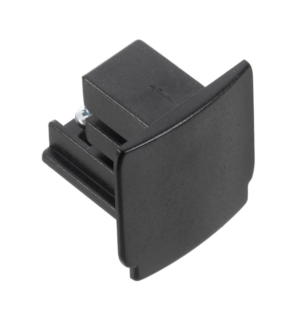 Global End Cap XTS41-2 - 3-faset - Sort - Endestykke