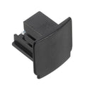 Global End Cap XTS41-2 - 3-faset - Sort - Endestykke