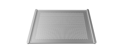2 stk. Perforeret bageplade - Aluminium - 46 x 33 x 1,5 mm
