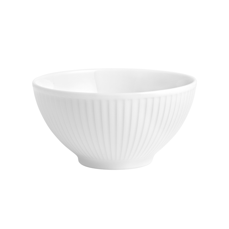 2 stk. Pillivuyt Plissé skåle Ø14 cm 50 cl - Hvid - Ovnfast