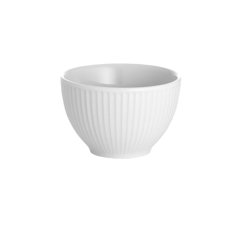 2 stk. Pillivuyt Plissé skåle Ø9 cm 18 cl - Hvid - Ovnfast
