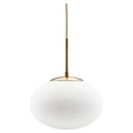 Pendel lampe, Opal, Hvid