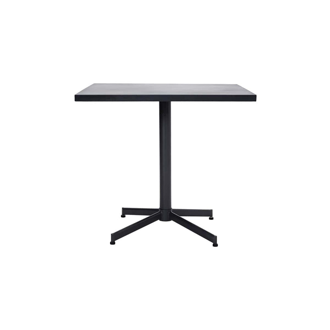 Helo cafe table - Black - 80x80 cm - Outside/inside
