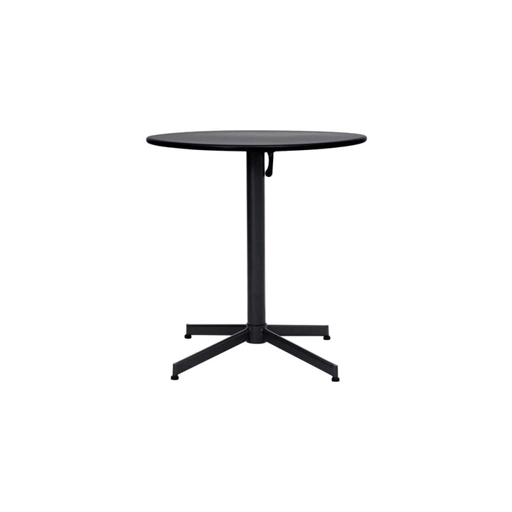 Helo round cafe table - Black - Ø70 cm - Outside/inside