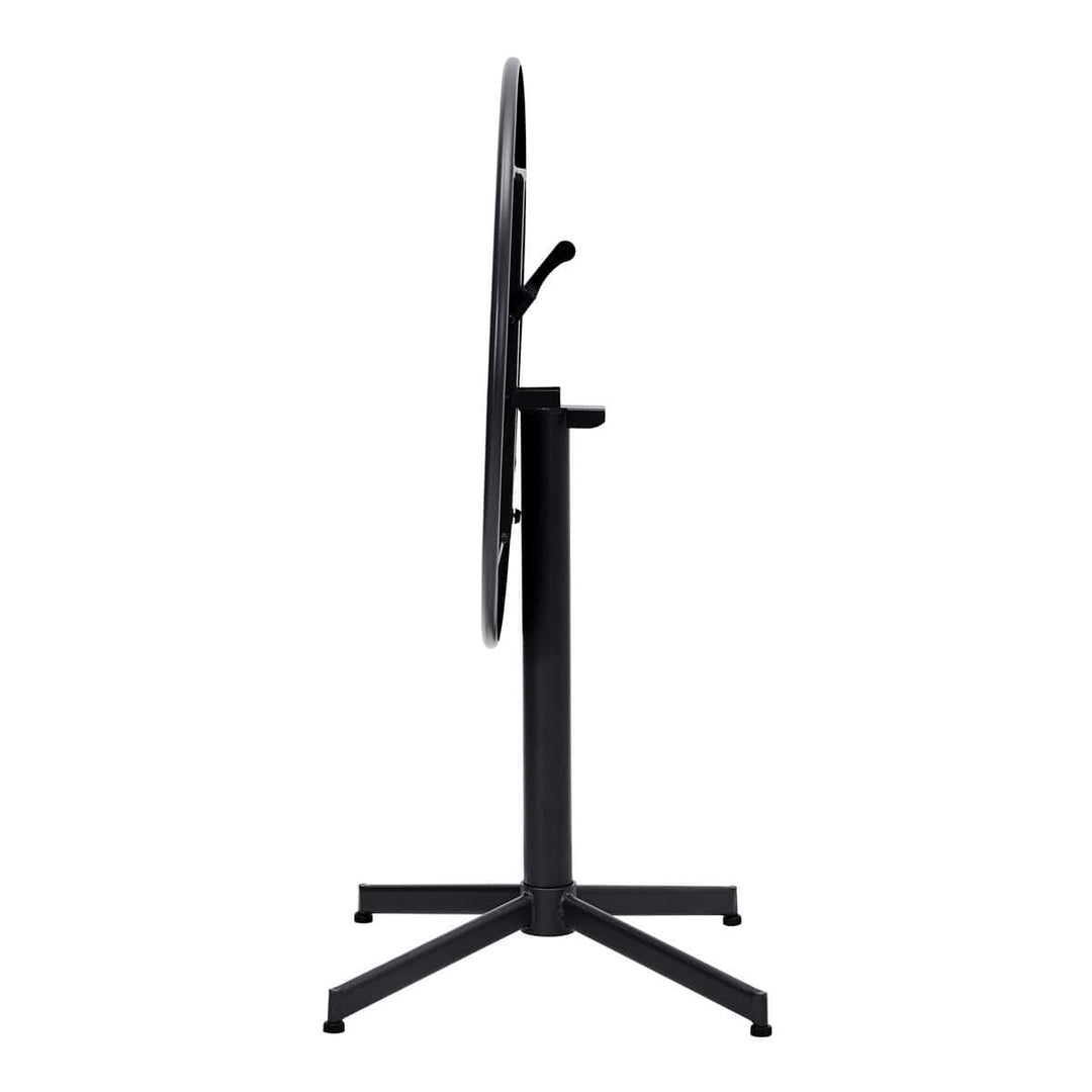 Helo round cafe table - Black - Ø70 cm - Outside/inside
