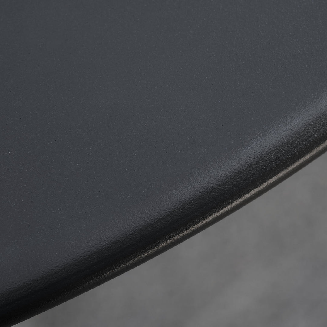 Helo round cafe table - Black - Ø70 cm - Outside/inside