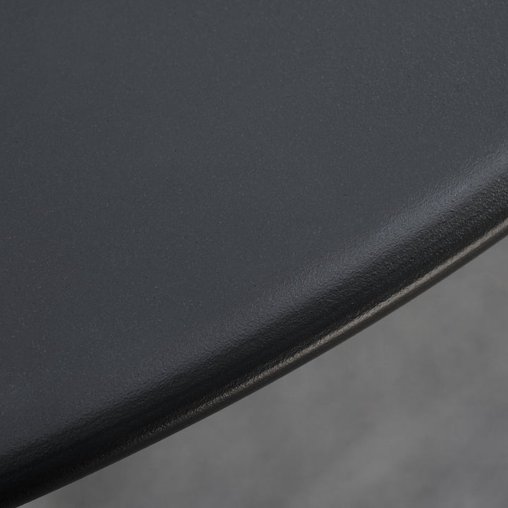 Helo round cafe table - Black - Ø70 cm - Outside/inside