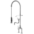 Faucet with spray from KWC, Approved for drinking water, (two-hole table mounting)