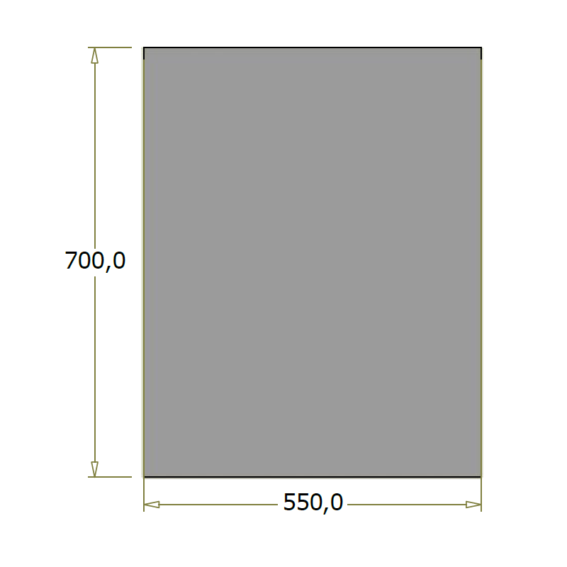 Bagdisk til affaldsstativ - 55x70x91,96 cm