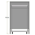 Bagdisk til affaldsstativ - 55x70x91,96 cm
