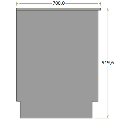 Bagdisk til affaldsstativ - 55x70x91,96 cm