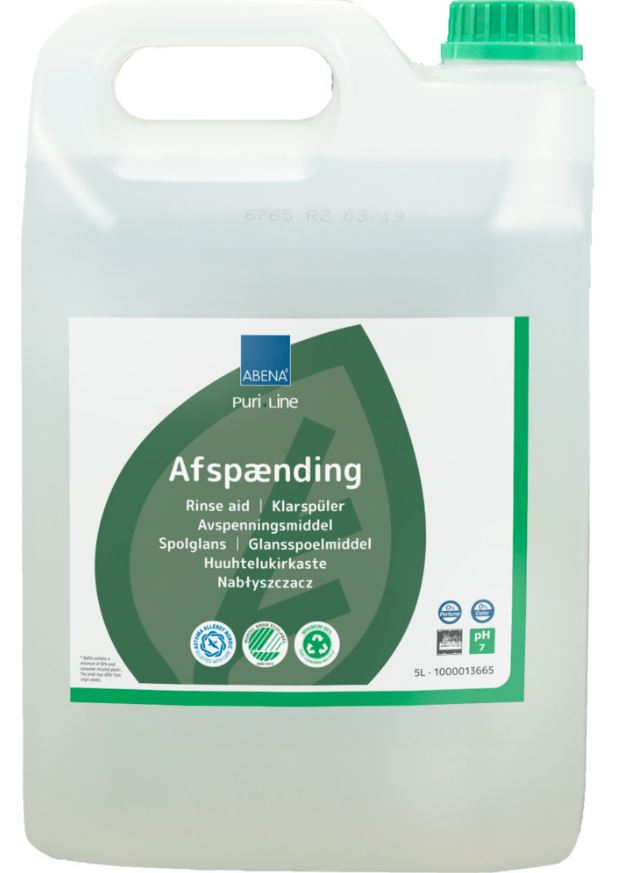 Afspænding til industriopvasker, Abena Puri Line, 2 x 5 liter
