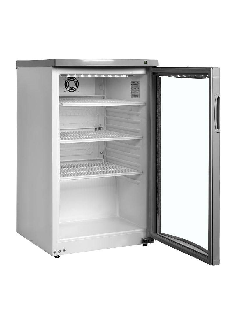 Display køleskab - Tefcold BC145 W/FAN - 105 liter - 45 DB - 1,17 Kw/ 24 timer (ventileret køl)